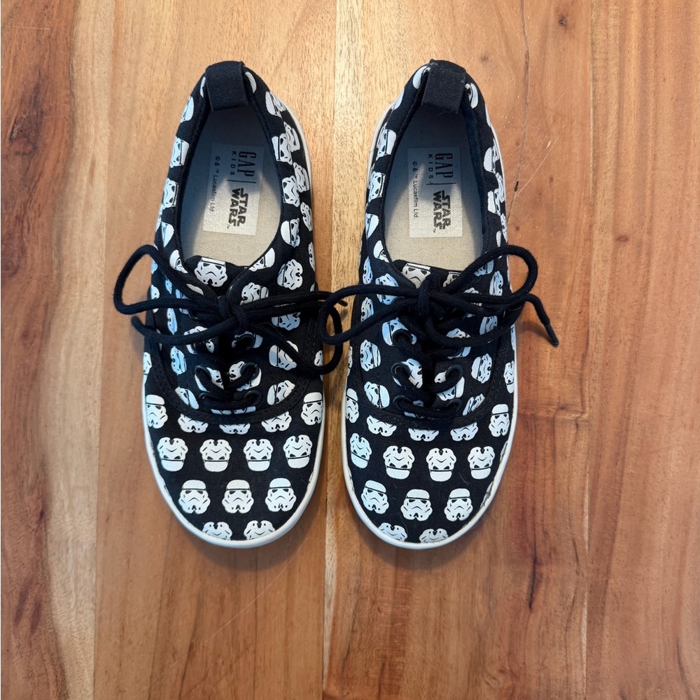 GAP Kids Black and White Star Wars Sneakers